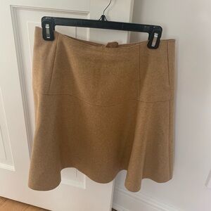 Jcrew camel wool skirt Size 4